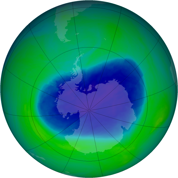 Ozone Map 2004-11-10